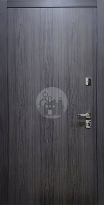 входная дверь, отделка гладким мдф пвх - внутренняя часть двери ДВ-333