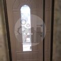 двустворчатая наружная дверь ДВНАР-75 со стеклопакетом, общий вид изнутри