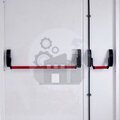 двустворчатая противопожарная дверь с антипаникой