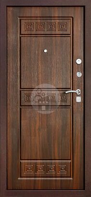 стальная дверь в квартиру, окрас порошком, внутри мдф - внутренняя часть двери ДВ-799