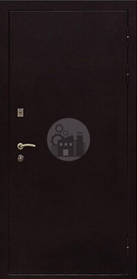 Дверь в офис (порошково-полимерное покрытие и ламинат)-ДВ-943