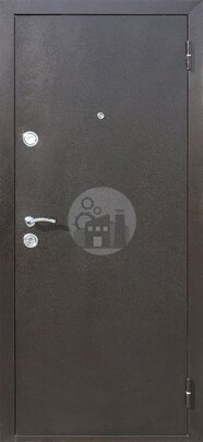 Дверь в офис с двумя замками, снаружи антивандальное покрытие-ДВ-952