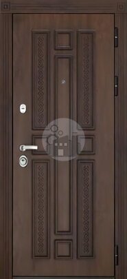 Металлическая входная дверь, отделка МДФ Vinorit, два замка-ДВ-401